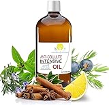 100% Natürlich Anti Cellulite-Öl 100 ml Massageöl, Cellulite Massagegerät. Penetrieren Sie 6 Mal besser als Cellulite Creme. Mit ätherischen Ölen. Straffendes Körperöl Body Oil