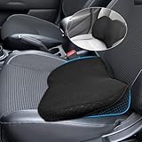 Chiluxendo Sitzkissen Auto, Keilkissen Stuhl, Orthopädisches Steißbeinkissen, Ergonomisches Sitzpolster, Sitzerhöhung, Autositzkissen Memory-Schaum, Kissen Steißbein, Sitzkeilkissen Autositzauflage