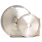 2 STÜCKE Diamant Sägeblatt for Jade Edelstein Kristall Achat Marmor Schneiden 0,5-1,0mm Dicke(160x20x0.8mm)