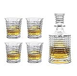 YOtat Altmodische Whiskygläser, 220 ml, Glasbecher, Whiskey-Geschenke, 4 Stück, Geschenk für Freund, Vater, Set mit 4 Tassen