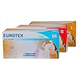 EUROMEDIS - Latexhandschuhe, puderfrei, 9/10