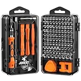 JOREST 117 in 1 Feinmechaniker Schraubendreher Set, Mini Werkzeug Set mit Torx Triwing Bits, Reparatur Kit für Macbook, Laptop, PC,RC, PS5, Switch, Xbox, iphone, Weihnachts geschenke für Männer