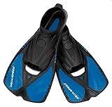 Aqua Speed Flossen Schwimmtraining kurz Erwachsene I Kurzflossen I Taucherflossen I Schwimmflossen I Schnorchelflossen I Trainingsflossen I Tauchen I Gr. 44/45 I Action