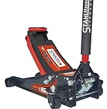 4T Wagenheber Stahl/Gerrmany Rangierwagenheber extra Flach 75mm-500mmJack 4000 kg KFZ Auto PKW Hydraulik Doppelkolben Heber Stände