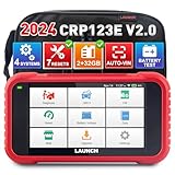 LAUNCH CRP123E V2.0 obd2 Diagnosegerät Auto Auslesegerät EOBD Tester,kfz Tester,4-Systemdiagnosen(Motor SRS at ABS) mit 7 Reset (Öl/SAS/EPB/DPF/BMS-Reset/Abs-Blutung/Drosselklappeneinstellung),FCA