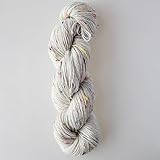 Lotus Yarns 100 g Merinowolle Polyester NEP Angelina Garn, weiches ausgefallenes Garn zum Stricken, Häkeln, Pullover, Strickjacken, Pullover, Schal