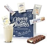 Energybody Fitness Adventskalender 2025 / Weihnachtskalender mit 26 leckeren Protein Pulver Probierpaketen, Fitnessriegeln und Proteinriegeln/Gym Adventskalender als Geschenkidee für Sportler