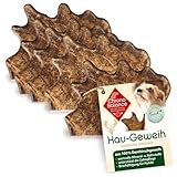 ChronoBalance® XS (5er Set) Kaugeweih Damhirsch für Hunde als Kauspielzeug: 100% Geweih Abwurfstange Kaustange Hundespielzeug zur Zahnpflege, natürlicher Kausnack, Mineralstoffe & Nährstoffe