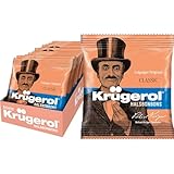Krügerol Classic – (14 x 50g) – Hustenbonbons mit fruchtig-milder Birne & wohltuend-kräftigen Kräutern – Klassische Halsbonbons für Stimme & Rachen nach Original Leipziger Rezeptur