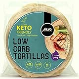 KETO Wrap LOW CARB Tortilla 4,4g carbs & 9g protein | 6 Stück (240g) | für Low Carb, Keto & Diabetiker | kebab, quesadilla, pizza