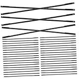 Lurrose 20 Stück Puzzlehblatt Scrollen Klinge Ende Schneiden Zahn Dekupiersägeblätter Hobby Dekupiersägeblätter Endsäge Pin-end-dekupiersägeblätter Schwarz Sk5 Kohlenstoffstahl