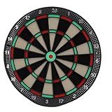 Yechiry 13,5-Zoll-Dartscheibe, Tragbare Indoor-Dartscheibe für Training mit Weichen Spitzen, Dartscheibenspiel, Ideal für Männer, Frauen, Erwachsene, Party, Büro und Familie, 13,5 Zoll