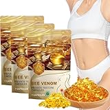 Bee Venom Ginger Oil Capsules, Bee Venom Tighten Vaginal Capsules, Bee Venom Natural Repair Vaginal Capsules,Bee Venom Vaginal Moisturizer Capsules (3 Box, One Size)