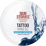 SKIN STORIES Tattoo Hydro Gel (75 ml), kühlendes Tattoo Creme mit InkGuard-Technology® für strahlende Tattoofarben, feuchtigkeitsspendende Pflege mit Aloe Vera für beanspruchte Haut