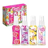 Body Mist By So…? Damen Mini Mist Duftendes Körperspray Geschenkset 4x50ml