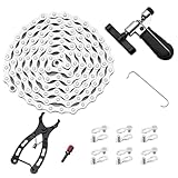 Krmoau Fahrradkette | Fahrrad-Kettennieter Reparaturset | Rennrad Zubehör Verbindungsstücke Kompaktes Werkzeug Für Profis & Enthusiasten