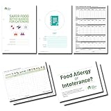 Cherry Safer Food Better Business Lebensmittelsicherheitsbuch 2024, FSA-Terminplaner mit Wochenübersicht, 52 Wochen, 2 Poster für Lebensmittelallergie, laminiert, 2 FSA-Allergentabelle im Ordner