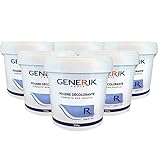 Generik Blondierpulver, 500 g, Blau, 6 Stück