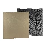 WATERBELINE Bauplatte, für 3 Bauplatten, 256 x 268 mm, doppelseitiges Federstahlblech, beheiztes Bett, Upgrades, Druckerzubehör, Teile