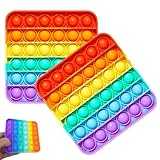 2 Stück Pop It Baby, Anti-Stress-Spielzeug, Bubble Sensory Fidget Toy Für Kinder Und Erwachsene (Quadratisch)