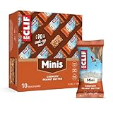 CLIF BAR Minis | Snackriegel - Protein Riegel | mit 4g pflanzlichem Eiweiß | Cruncny Peanut Butter | 10 x 28 g