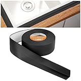 flintronic Weichsockelleiste, 19 x 19mm 4.5m Weichsockelleiste Selbstklebend für Küche und Badezimmer, Selbstklebende Abschlussleiste aus PVC, Flexible Knickleiste - Fugendichtungsband