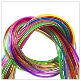 SEAFRONT Rundstricknadeln, Bambusmaterial, 18 Größen für Große Projekte Wie Pullover und Schals, 100 Cm Länge für Bequeme Handhabung (Sortierte Farbe)