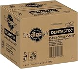 Pedigree DENTASTIX Daily Oral Care Karton Multipack Big Pack Gross 25kg+ 4 x 3x7 Stück, Zahnpflege, Hundesnack, Leckerli, Kaustange