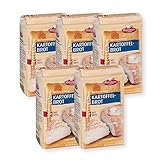 BIELMEIER KÜCHENMEISTER Brotbackmischung Kartoffelbrot 5 x 500 g I Brotbackmischungen für Brotbackautomat & Ofen I Brot mit Backmischung ganz einfach