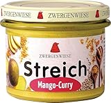 Zwergenwiese Bio Streich Aufstrich Mango-Curry, 6 x 180g