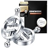 KINKWERK Nippelklemmen aus Edelstahl | Verstellbare BDSM Nipple Clamps mit Schraubmechanismus | Für SM-Spiel & Bruststimulation | Kühl & erhitzbar | Intimes Sexspielzeug für Paare