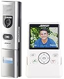 Somikon Türkamera: Funk-Türsprechanlage mit Video-Übertragung; Türöffnungsfunktion; 135° (Funk Sprechanlage, Klingel Kamera, Türsprechanlagen Videoübertragungen)