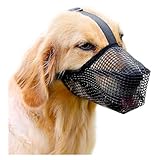 OFFOF Maulkorb für Große Hunde - Atmungsaktive Haustier Maske für Hundetraining – Bequem & Sicher für Kleine, Mittlere & Große Hunde (M)