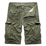 LOIJMK Arbeitsshorts Herren Sommershorts Retro Sport Herrenshorts Herren Freizeitshorts Geschenke Für Sportler Männer (Green, XXL)