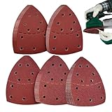 Dottduya Schleifpapierblätter, Sandpapierblätter - Dreieckses Schleifpapier | Verbessern Sie die Schleifffizienz, kräftig-resistente Sandpapier für Holzbearbeitungsreparaturen handgefertigte Projekte