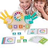 Genérico Mathematische Manipulative Zahlenblöcke, Lernuhr zum Lernen von Mathematik, Vorschule und Zuhause, für Kinder, Mädchen, 3-8 Jahre