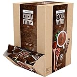 Cocoa Fantasy Dark, Großpackung Portionsbeutel, 100 Kakao Sticks 24g, Dunkle Trinkschokolade, 30% Kakaoanteil