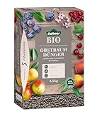 Dehner Bio Obstbaumdünger, hochwertiger Dünger für Obstbäume, organischer NPK-Dünger, mit Spurennährstoffen, ökologisch wertvoll, natürliche Langzeitwirkung, 1.5 kg