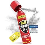 Feuerlöschspray - 500ml - für mehr Sicherheit im Alltag - Idealer Feuerlöscher Haushalt für die Küche - Perfekt als Mini Feuerlöscher Auto - Löschspray sofort & sicher einsatzbereit