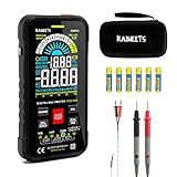 Digital Multimeter mit 10000 Zähler, KAIWEETS KM601 Intelligentes Strommessgerät CAT III 1000 V, CAT IV 600 V, True RMS Auto-Range, misst Spannung, Durchgang, Wiederstand, Temperatur für Elektriker.