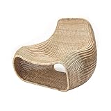 Wohnzimmer-Sofa im Freien, Rattan-Sofa, einfach, Freizeit, Innenhof, Hotel, Balkon, kreativer Stuhl für drinnen (A)