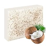 LOPHE Kokosöl Seife, 100g Natürliche Gesichtsseife und Körperseife, Feste Soap für Tiefenreinigung, Seifen Duschgel Sanfte Formel, Duftend