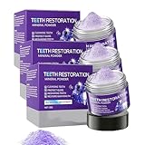 Zahnreparatur Mineralpuder,Zahnpulver Gegen Verfärbungen, Teeth Whitening Powder, Zahnweiss Pulver fur Frischer Atem, Effektiv bei der Stärkung von Zähnen und Zahnfleisch (3)