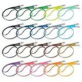 bio-leine Geschlossene Zügel für Pferde und Ponys, Pferdezügel aus BioThane® I schmutz- und wasserabweisend I 16mm breit I 2,50 Meter lang in Türkis/Petrol