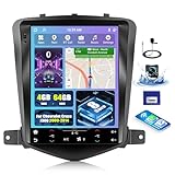 OiLiehu 4+64G 8 Kern Android 13 Doppel Din Radio CarPlay Android Auto für Chevrolet Cruze J300 2009-2014 Autoradio Mit Bildschirm 9.7 Zoll mit Bluetooth GPS FM RDS WiFi SWC EQ+Rückfahrkamera