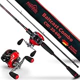 Paradox Fishing PX Hyper Baitcast Combo 2,10m I 20-60g I mit Hyper Cast Baitcast Rolle I Baitcast Rute Hecht – Baitcaster Combo