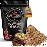 70g Kartoffelgewürz von Krautschmaus, für Mashed Potatoes, zum Würzen, Kochen und Braten, Gewürzzubereitung für Kartoffeln, Bratkartoffelgewürz, reichhaltig im Geschmack, ohne Zusatzstoffe