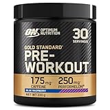 Optimum Nutrition Gold Standard Pre-Workout Energy Drink Pulver, Geschmack Blue Raspberry, 330g, 30 Portionen