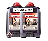 PetroHeat Petroleum Doppelpack Inhalt: 2x 20 L für Petroleumofen Heizofen Petroleumheizung