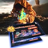 LCGOD Magical Camp Fire Farbwechsel-Pakete für Lagerfeuer, Feuerstelle, Outdoor-Kamine, Camping-Essentials für Kinder und Erwachsene, 8 Stück